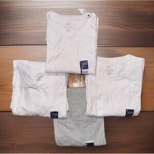 George Men's - Lot Of 4 - Crewneck Tee with Long Sleeves, Size 2XL - NWT